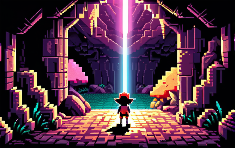 **Prompt 1 (Exploration & Hidden Secrets):**
    "Retro pixel art, Game Boy aesthetic, a lone Pokémon trainer deep inside a mysterious, dark cave. A bright beam from a Pokémon's 'Flash' ability illuminates hidden pathways and glimpses of rare, silhouetted Pokémon. Emphasize a sense of wonder, discovery, and the thrill of uncovering secrets in a vast, pixelated world. Nostalgic, adventurous atmosphere with vibrant retro colors and deep shadows."