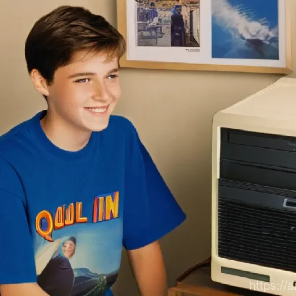 1990년대 컴퓨터 사양과 게임 호환성 - **Prompt 1: The Pentium Upgrade - A Moment of Triumph** "A candid, slightly warm-toned photograp...